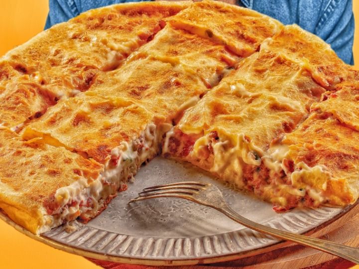 Sausage With Kiri Pie