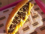 Potato With Minced Sausage And Melted Cheddar