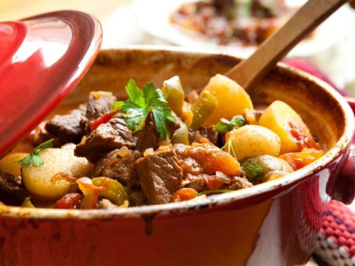 Meat Mix vegetables Casserole
