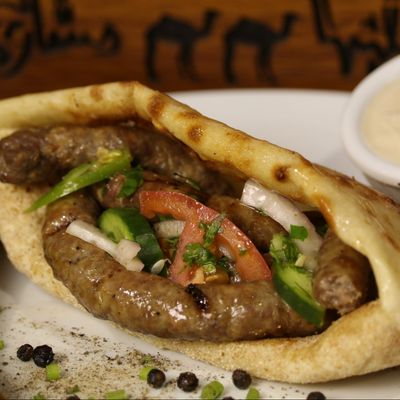 Charcoal Grilled Oriental Sausage Sandwich