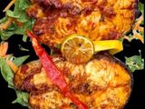 Salmon slices meal