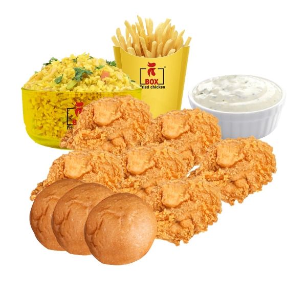 Quad Box Chicken Meal