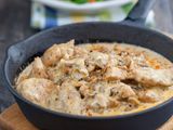 Chicken Pieces With Mushroom Sauce