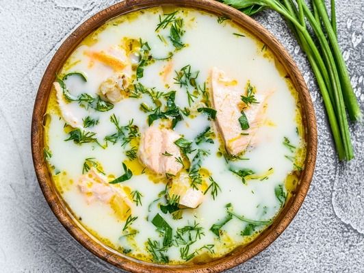 Creamy Chicken Soup With Mushroom