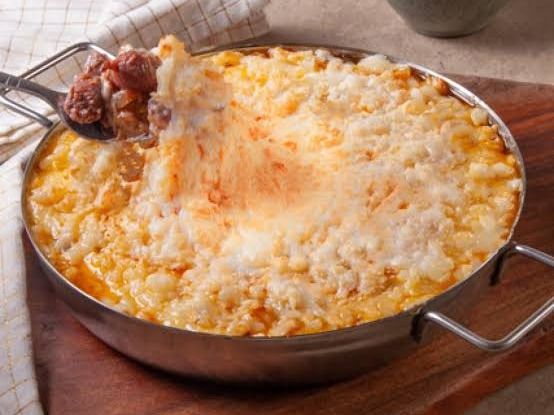 Sausage With Mix Cheese Casserole