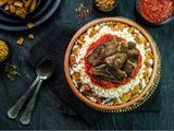 Fattah With Shambri Meat Dish Meal