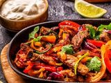 Fajita Meat with Pomme Frite Dish