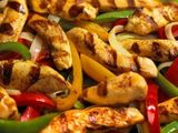 Fajita Chicken with Pomme Frite Dish
