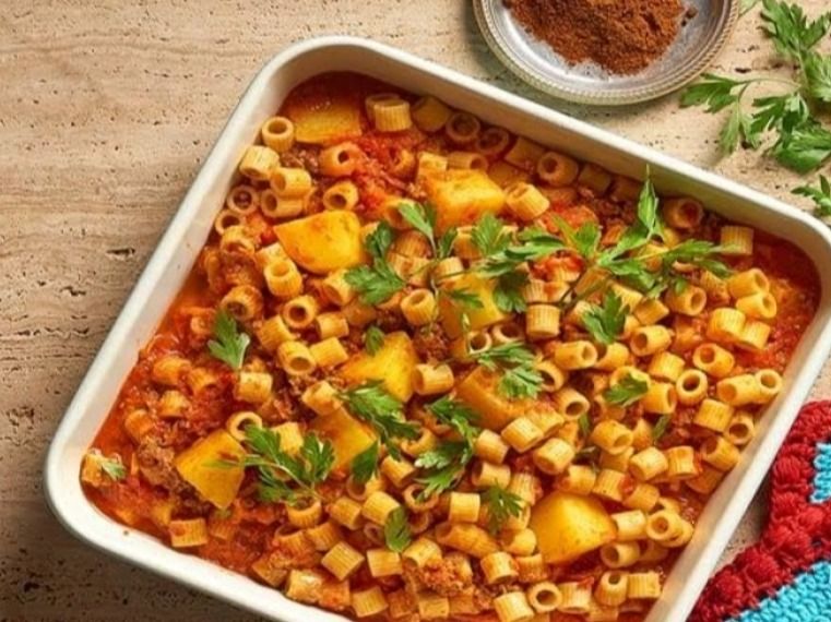 Plain Mubakbaka Pasta