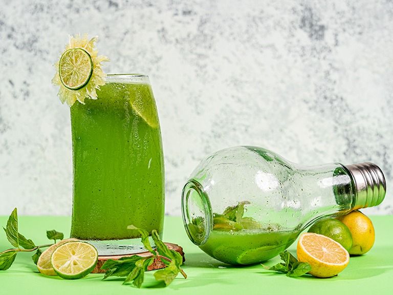 Lemon With Mint Juice