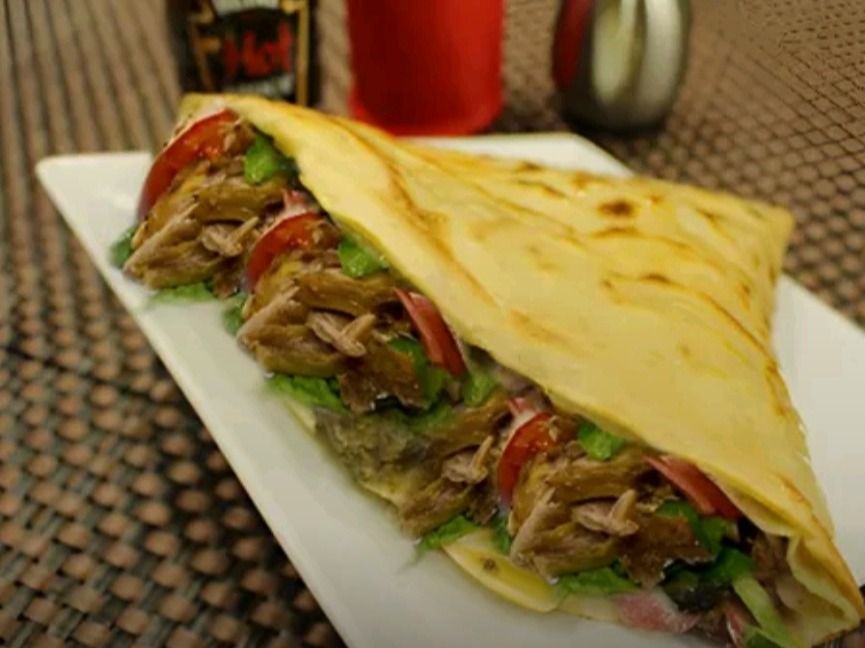 Chicken Fajita Crepe