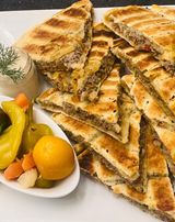 Bread with plain sausage