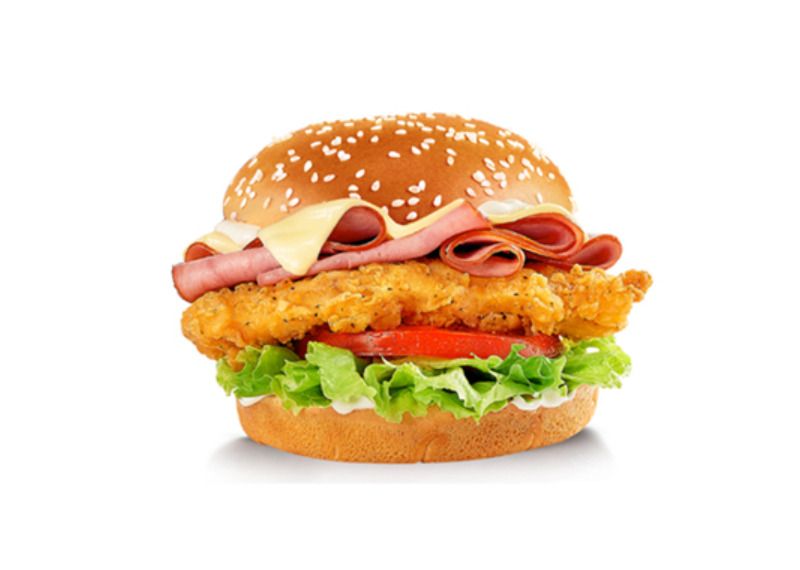 Cordon Bleu Burger Sandwich