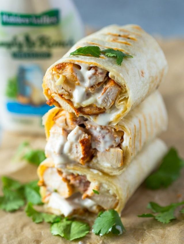 Chicken Ranch Wrap Sandwich