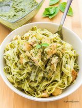 Chicken Pesto Cream Pasta