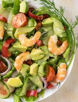 Citrus Shrimp Avocado Salad