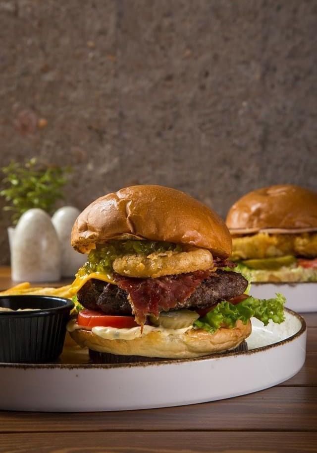 Stack Jac Burger Sandwich