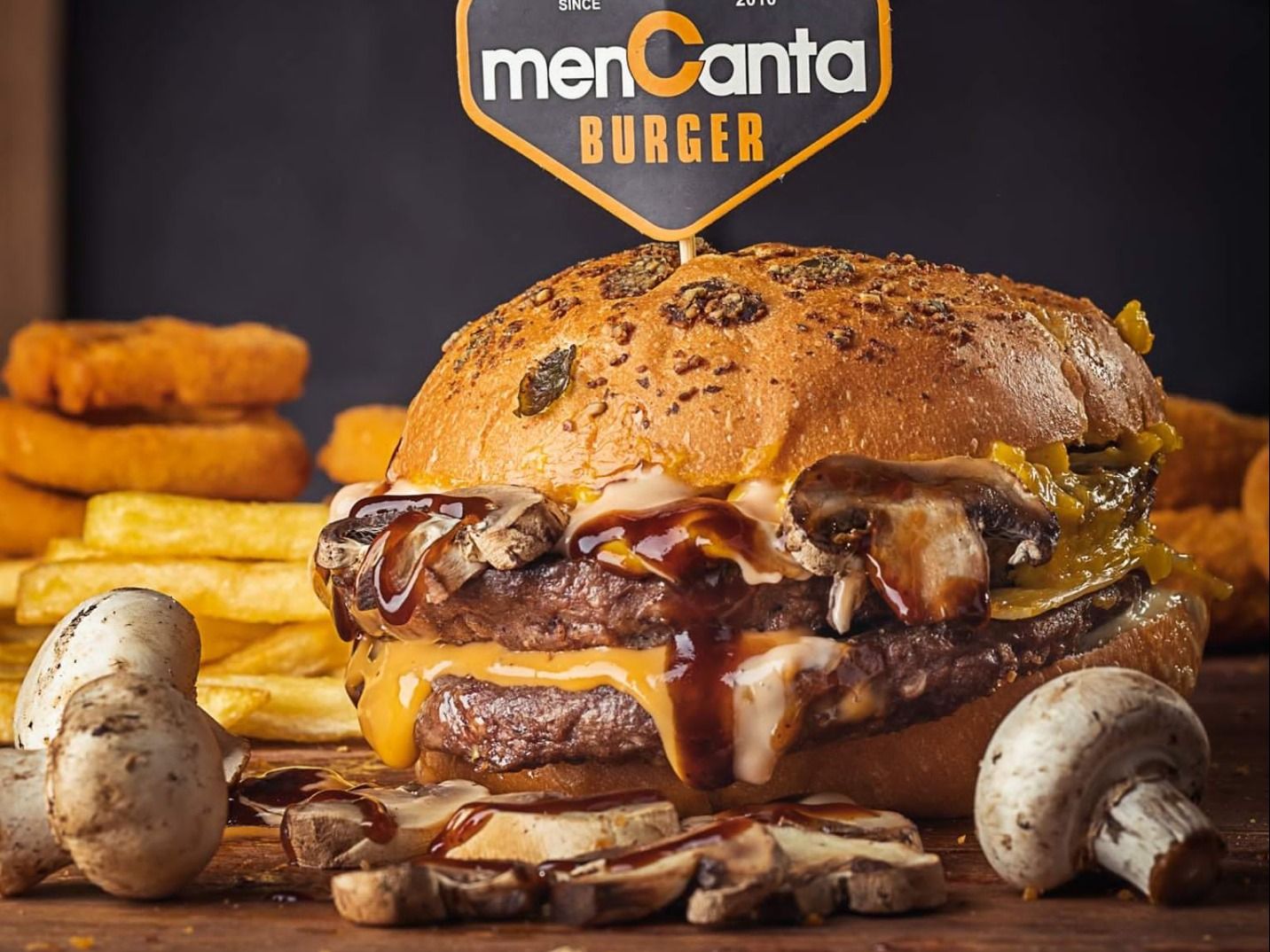 Double Mushroom Burger