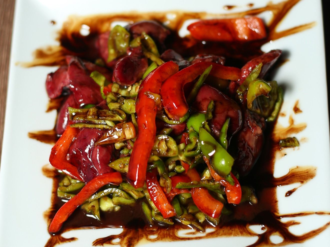 Sausage With Pomegranate Molasses