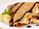 Nutella Chocolate With Banana Crepe