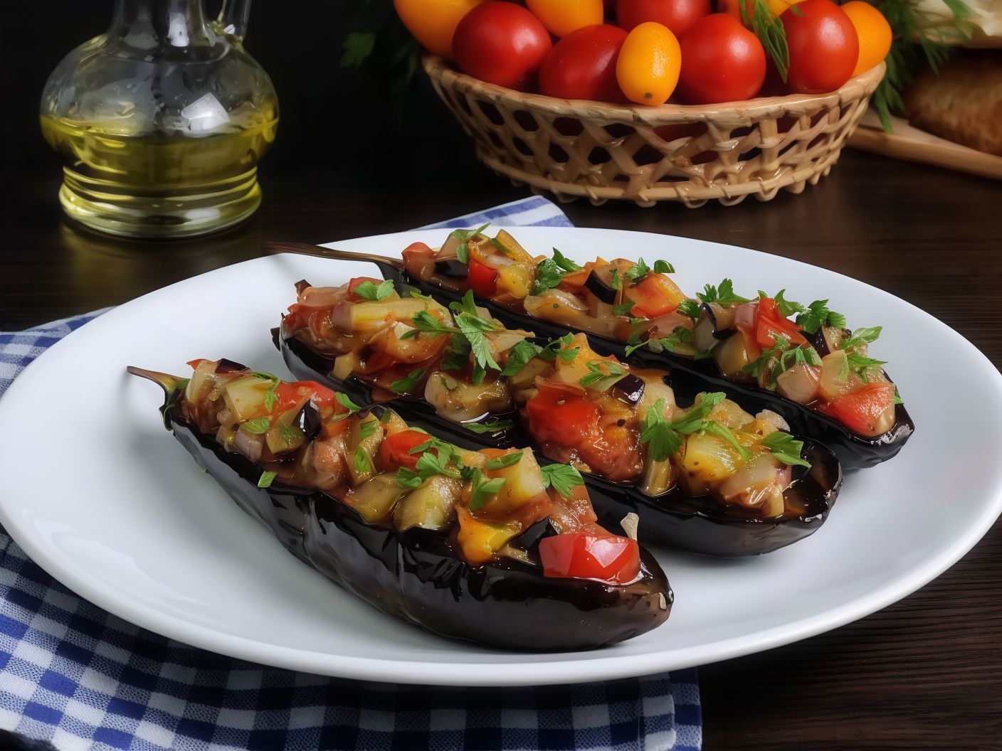 Pickled eggplant