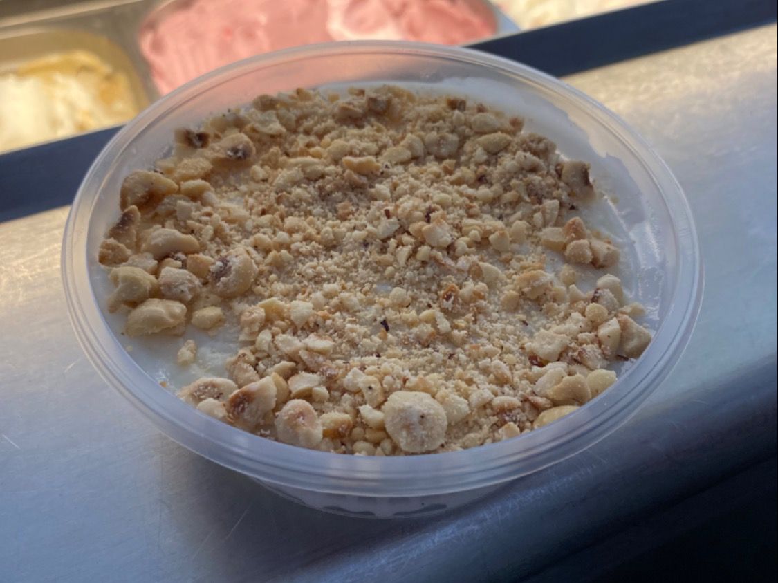 Ice Cream Scoop With Nuts