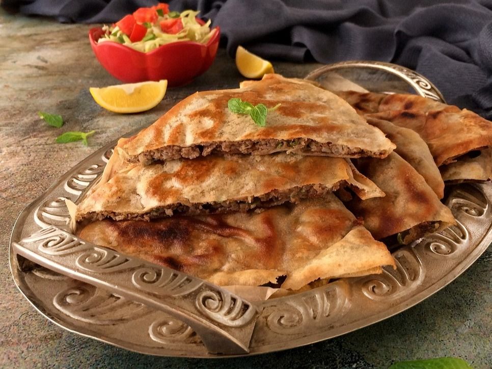 Beef Baladi Hawawshi With Leyah