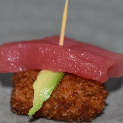 Fried Crispy Rice With Tuna