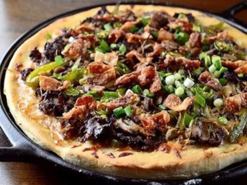 Orintial Sausage Italian Pizza