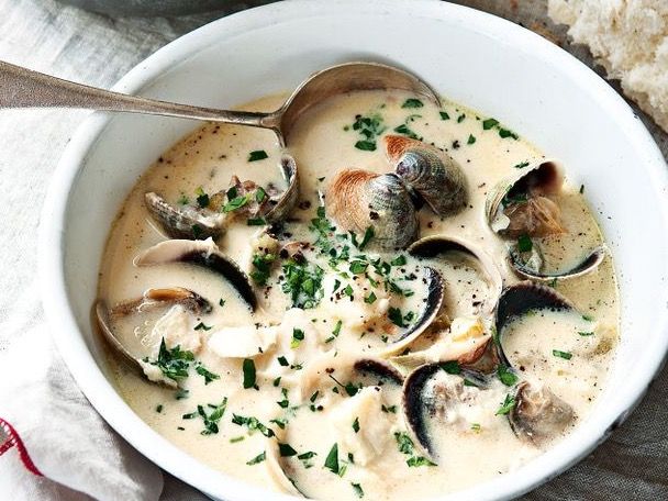 Clams soup