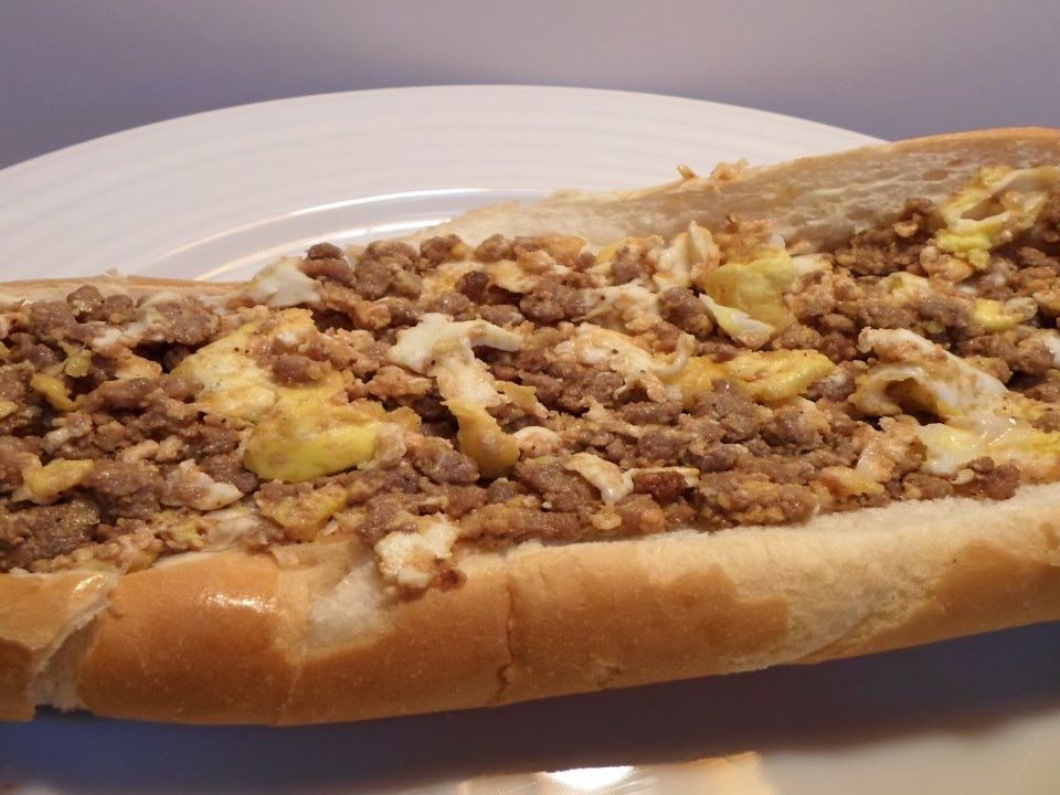Sandwitch Egg With Mincedd Meat