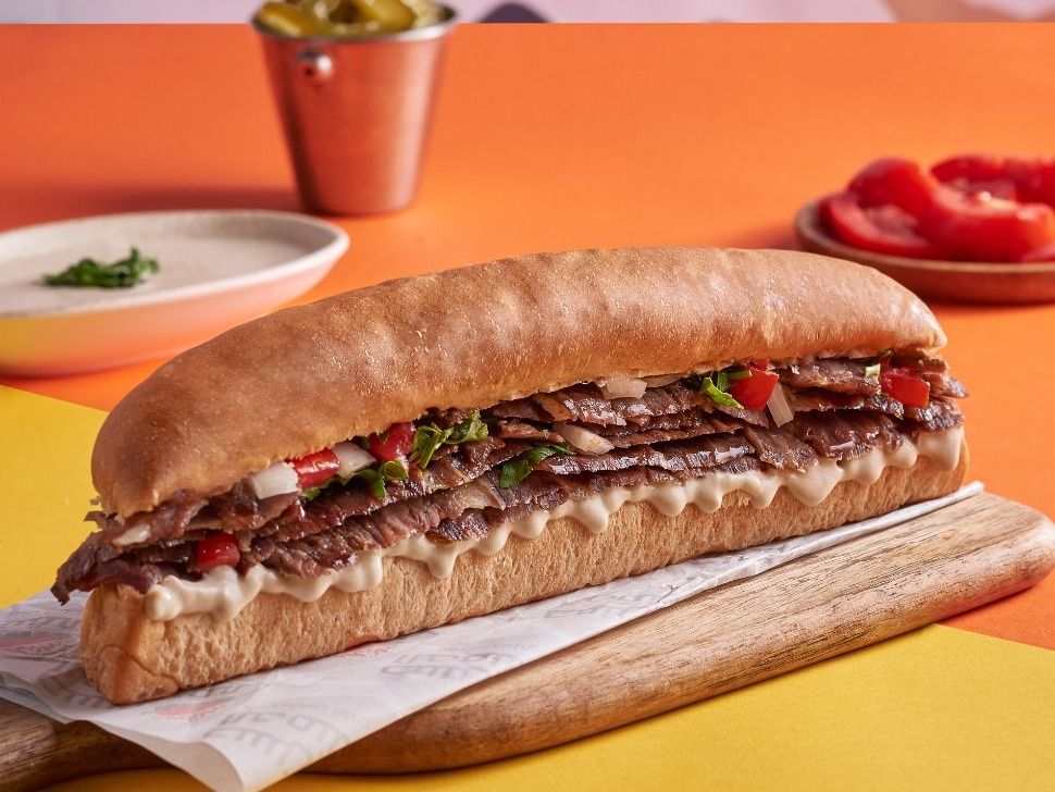 Large Meat Shawerma Sandwich