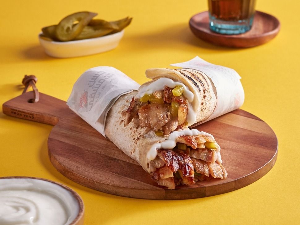 Syrian Chicken Shawerma Sandwich