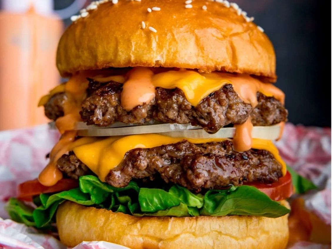 Double cheeseburger