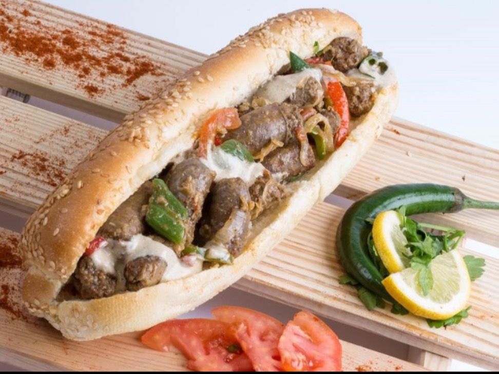 Oriental Sausage Sandwich