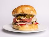 Jalapeno Burger Rounded Bread Sandwich