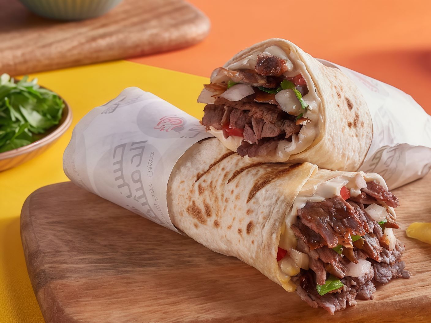 Syrian Meat Shawerma Sandwich