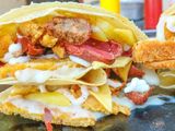Chicken Pane On Potatoes
