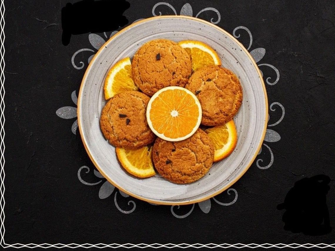 Orange biscuit
