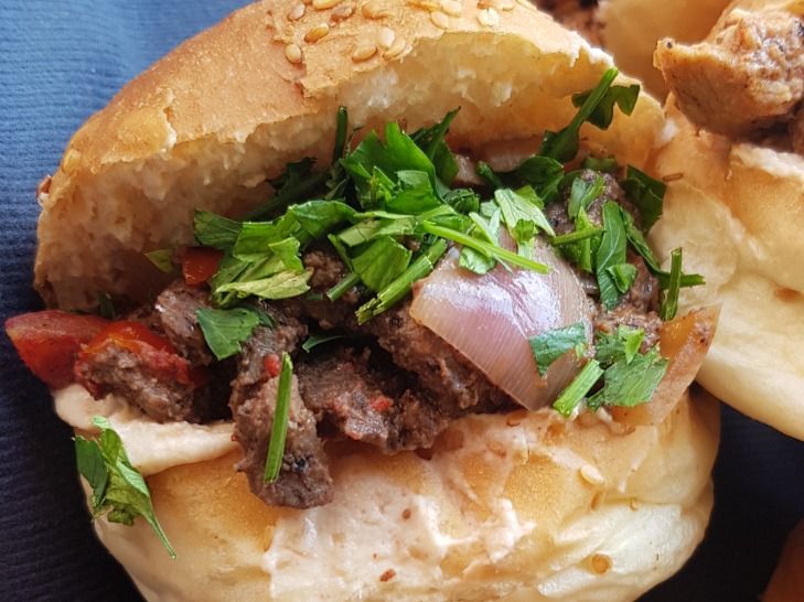 Meat Shawerma Sandwich