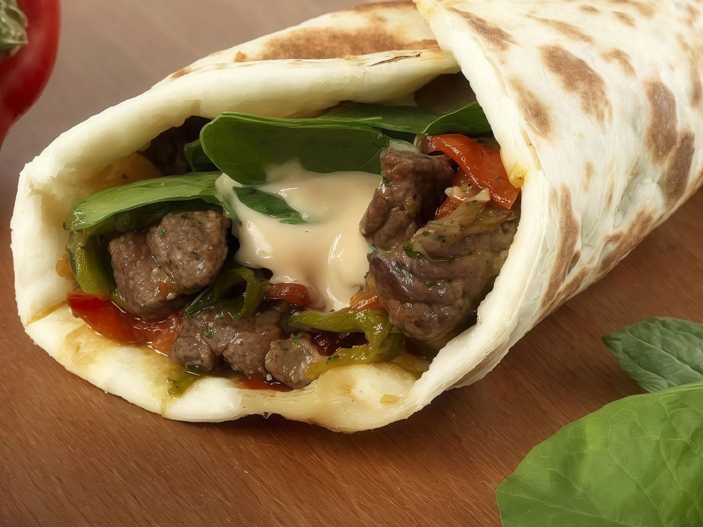 Kofta Skewer Sandwich
