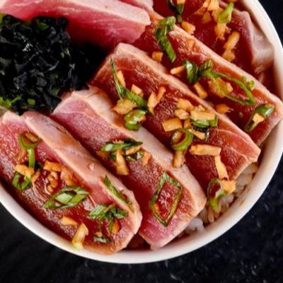 Seared Marinated Tuna Chirashi
