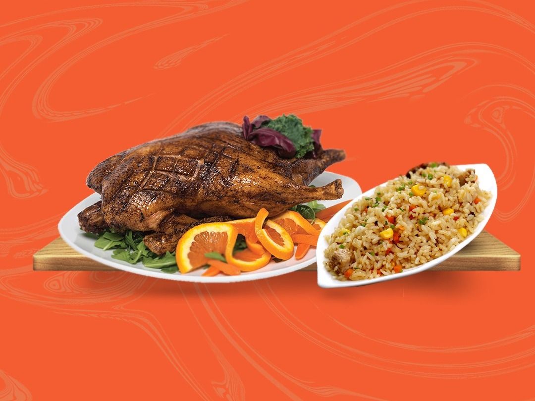 Whole Duck With Rice