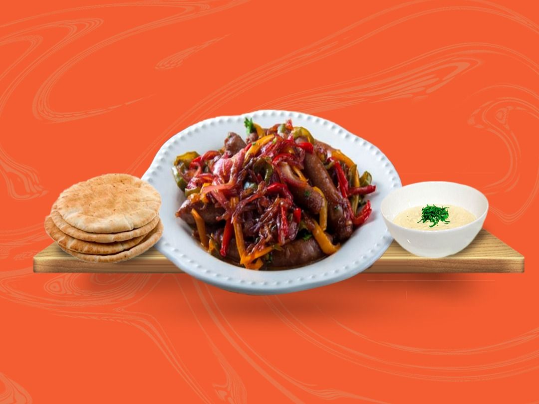 Sousage With Bread And Tehena