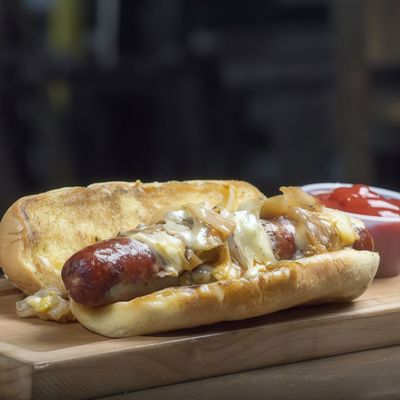 Sausage With Cheese Sandwich