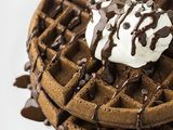 Cocoa With Chocolate Waffle