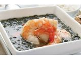 Molokhia with Shrimp