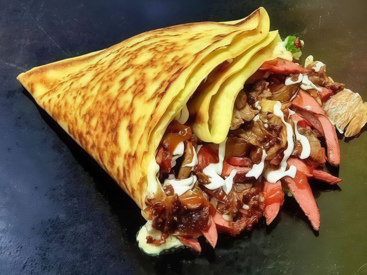 Kono Mix Meat Crepe