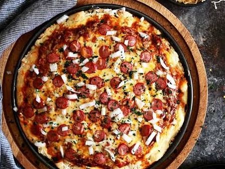 Mexican Hot Dog Pizza