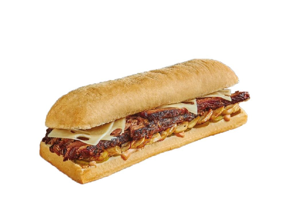 MUSHROOM SMOKED BRISKET SANDWICH